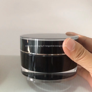 Couleur adaptée aux besoins du client par pot cosmétique 100g avec l&#39;impression